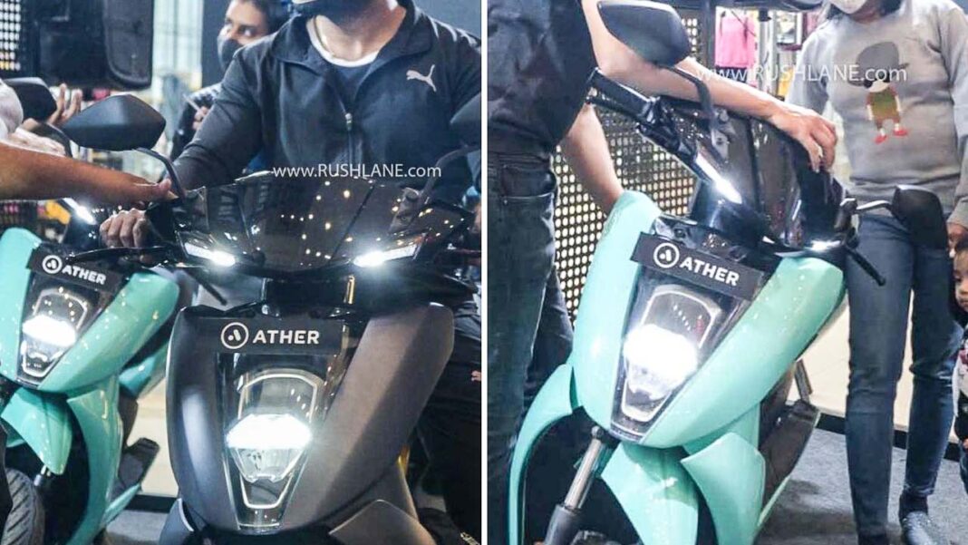 Ather Bangalore Center Records Electric Scooter Sales Worth Rs 10 Cr In