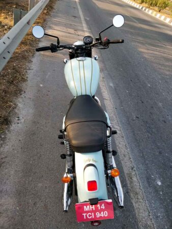 Jawa test motorcycle spied