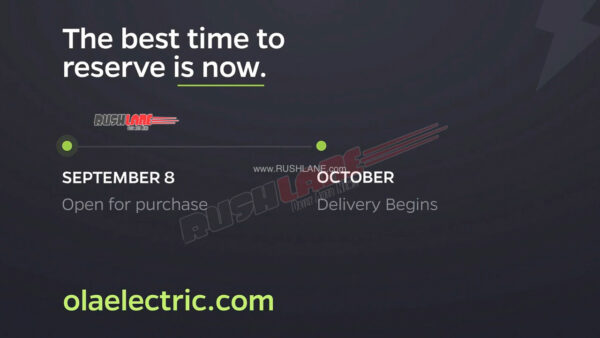 Ola Electric Scooter Delivery Starts In Oct