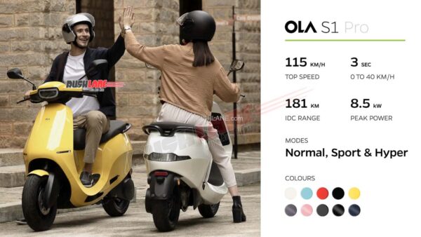 Ola S1 Electric Scooter Specs