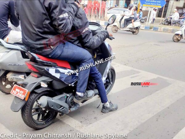 New Aprilia Scooter Spied In Pune