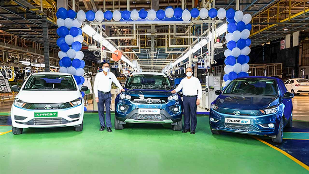 Tata Motors EV Sales Crosses 10k Milestone Nexon Electric, Tigor EV