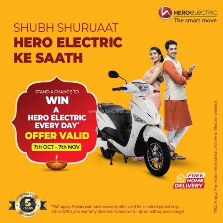 Hero Electric Scooter Free Offer