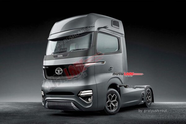 Future Tata Electric Truck - Render