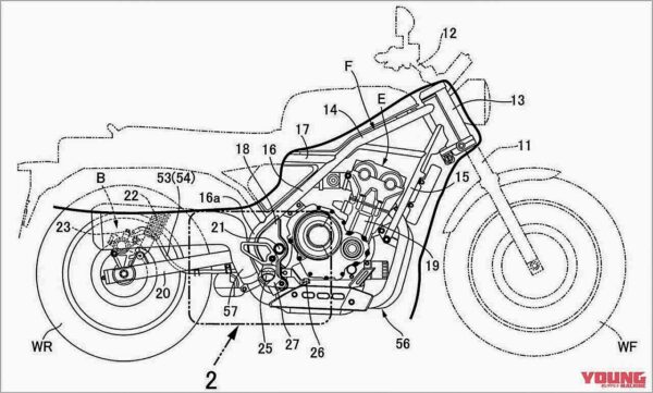 Honda Scrambler 500cc - Patent leaks