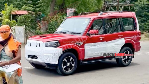 2022 Mahindra Scorpio Spied With Dual Tone Black, Brown Leather Seats
