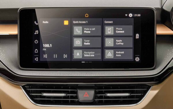 Skoda's 10 inch touchscreen - now discontinued