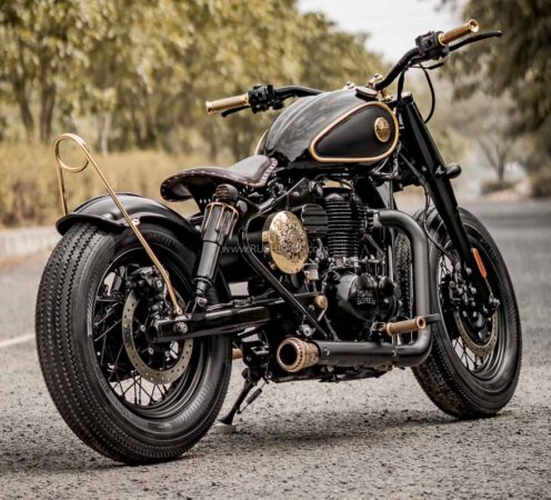 This Royal Enfield Classic 350 bobber is a hand-built attention grabber