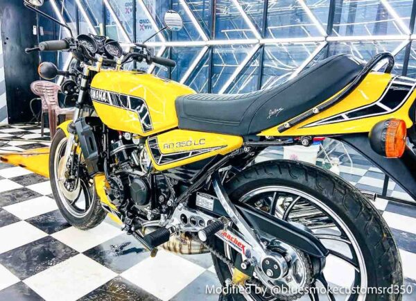 Yamaha RD350 LC modified for MS Dhoni