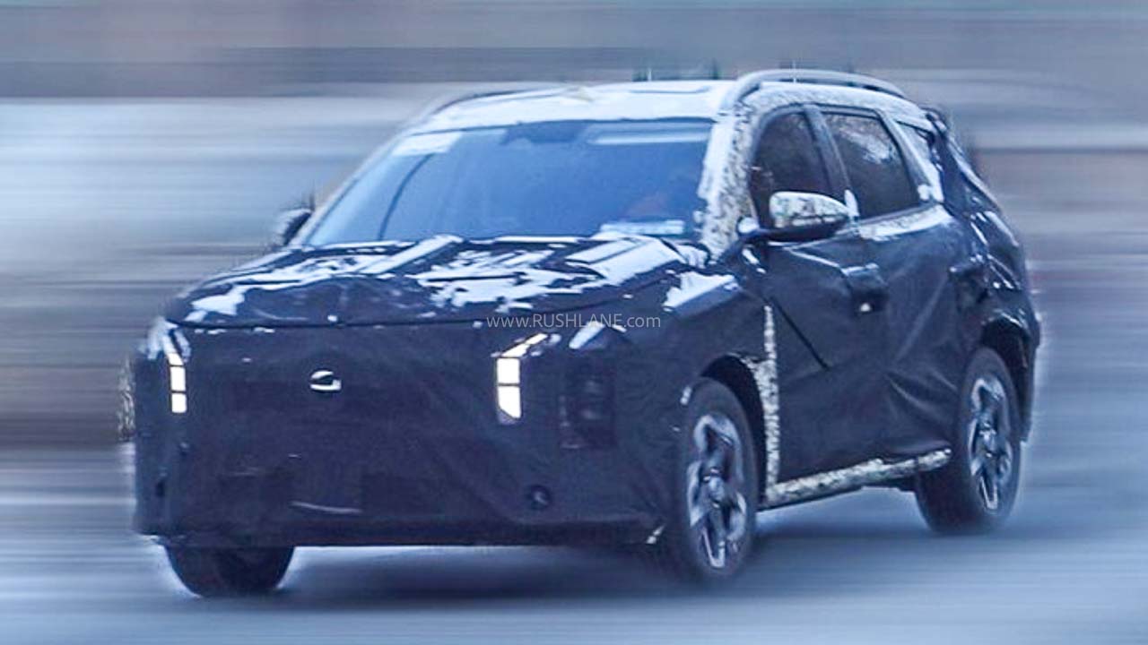 2024 Hyundai Tucson Facelift Spied New Palisade Inspired Front