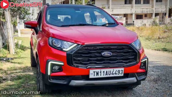 Ford EcoSport Modified To Look Like Facelift