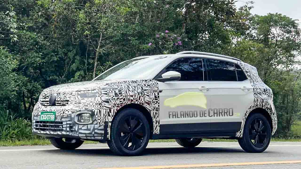 2024 VW Taigun Facelift Spied Testing Updated Front Profile