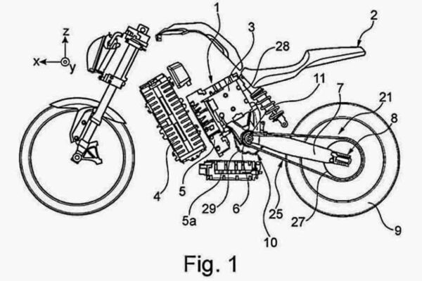 BMW Electric Motorcycle Patent Leaks - Based on G310R
