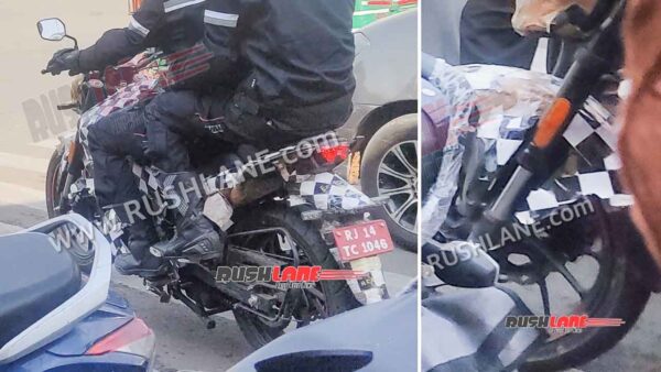 Hero Xtreme 160R USD Front Forks Spied