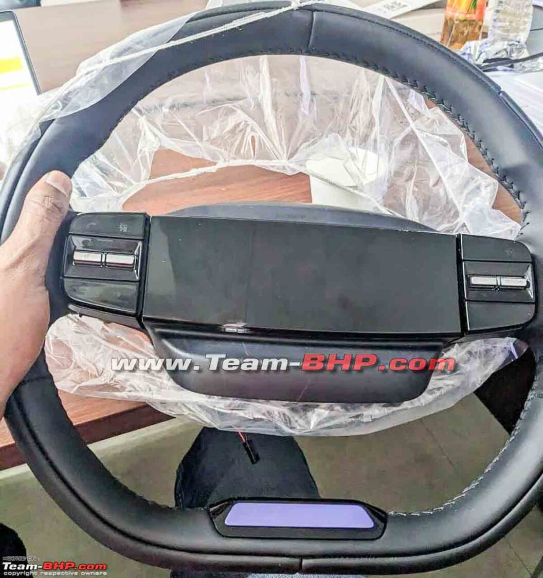 New Tata Nexon steering wheel
