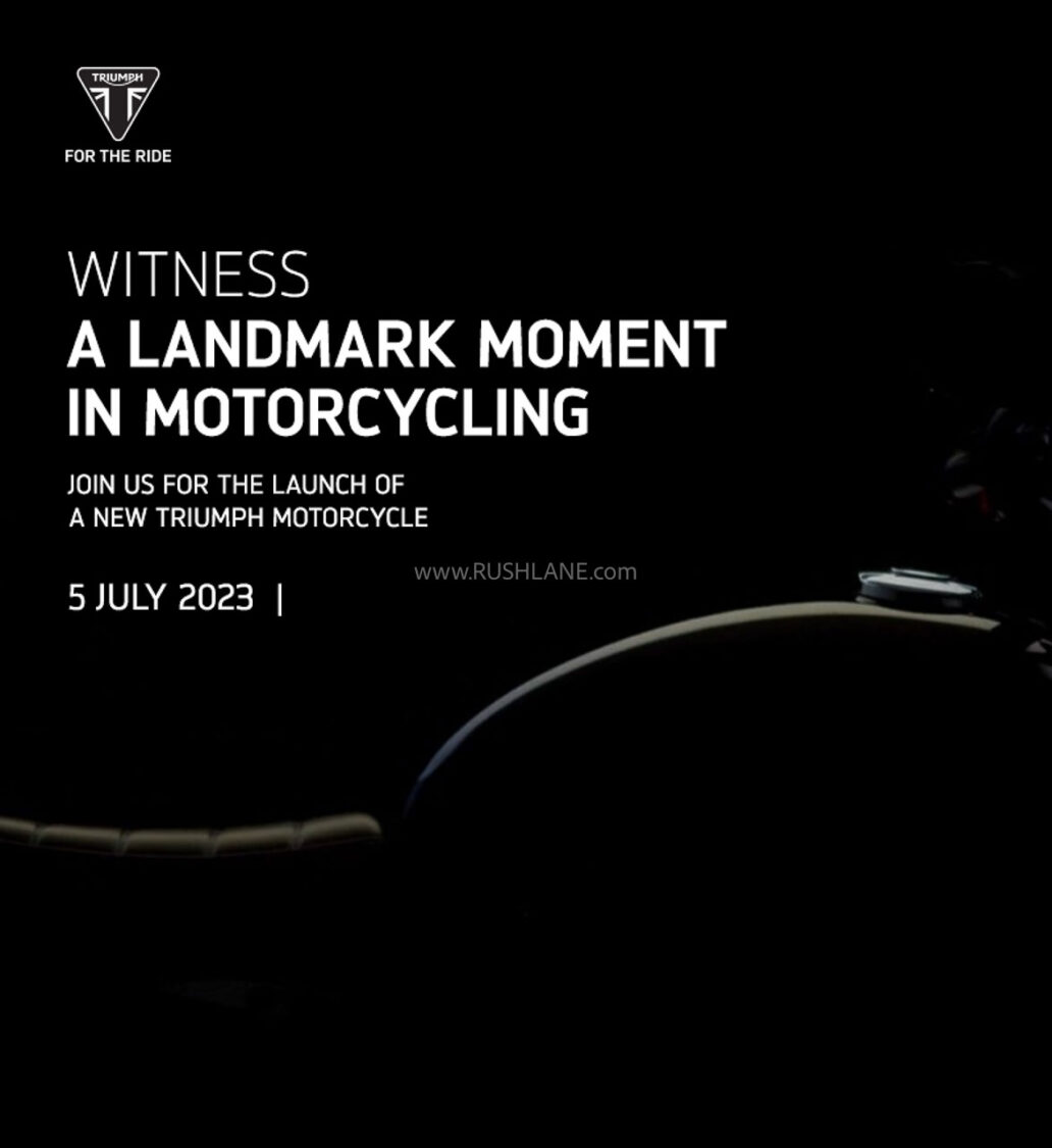 Triumph motorcycle launch on 5th July 2023
