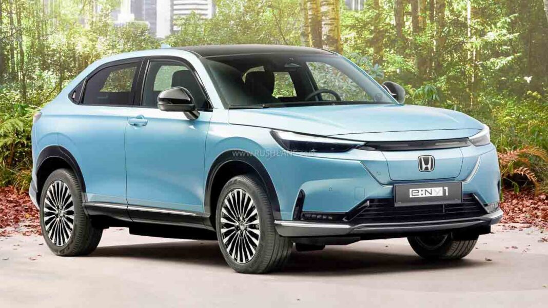 2024 Honda Compact Electric SUV Debuts 412 Km Range, 15 Inch Touchscreen