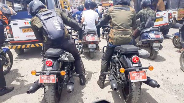 Royal Enfield 650cc test mules spied