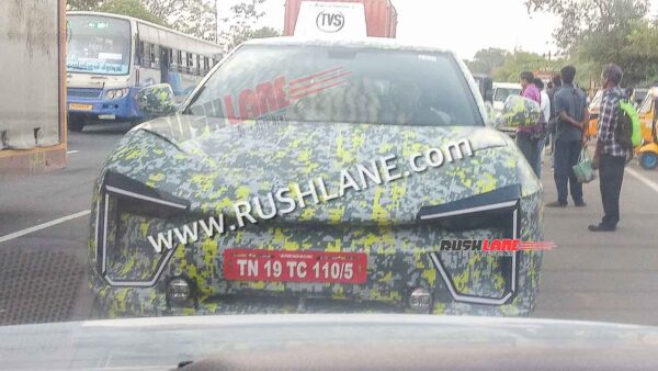 New Mahindra XUV500 Spied or is it BE.05 Electric Coupe SUV?
