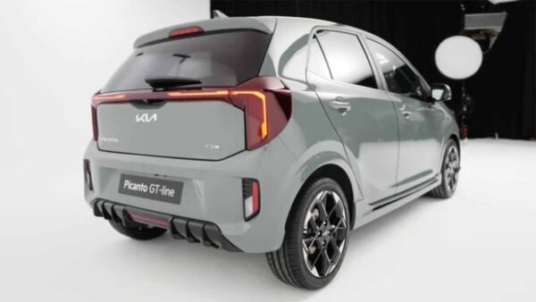 Kia Picanto facelift Studio Images - Rear