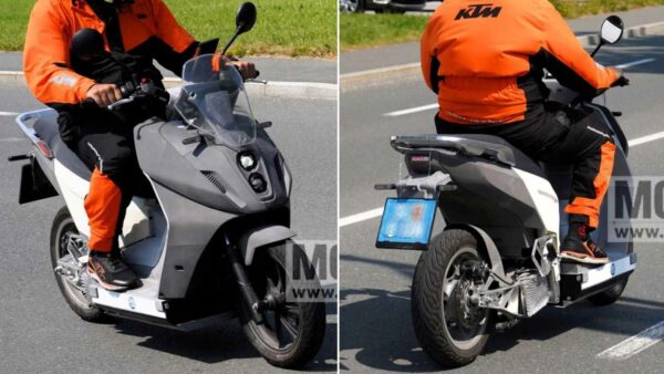 KTM Electric scooter spotted testing
