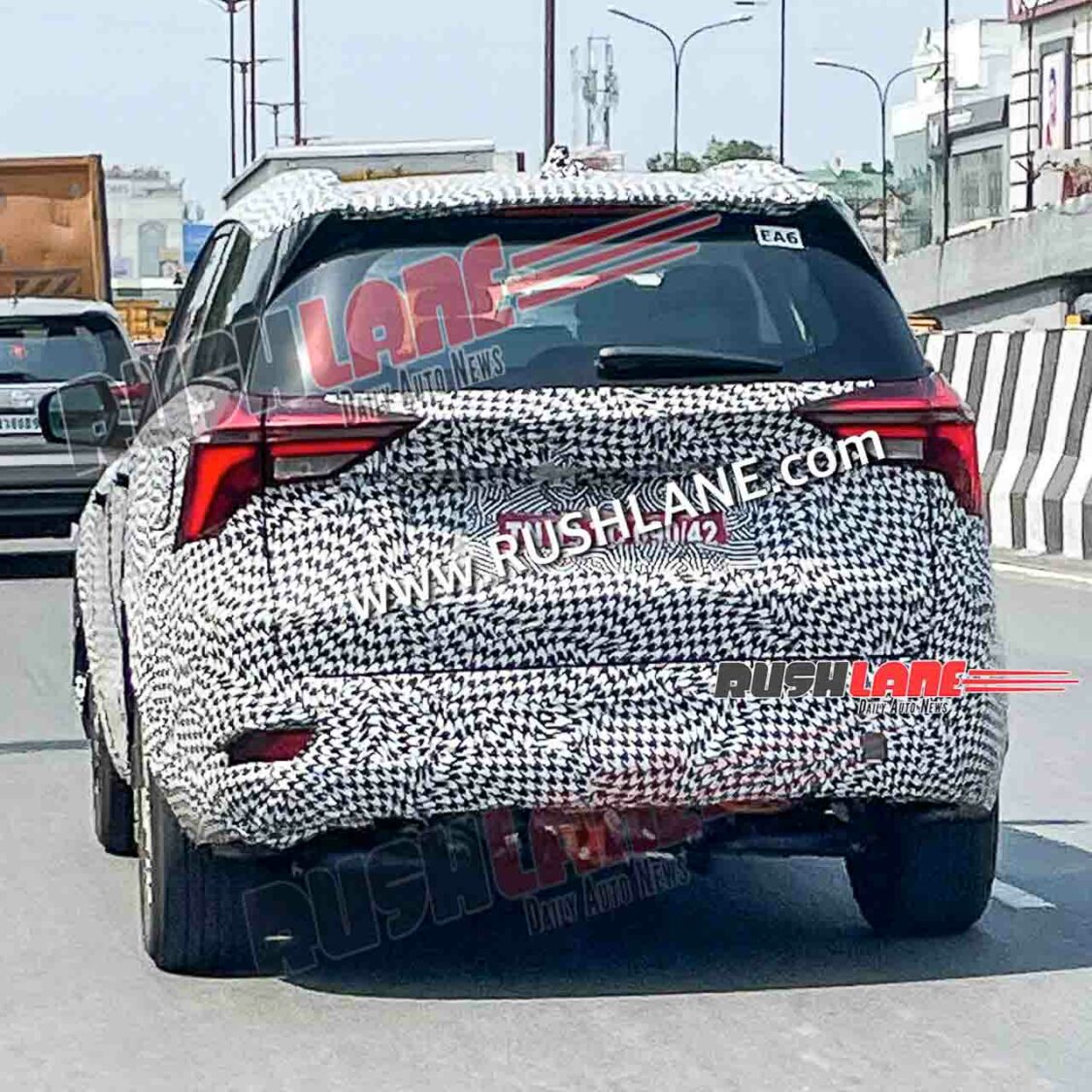 Spied XUV700 Electric