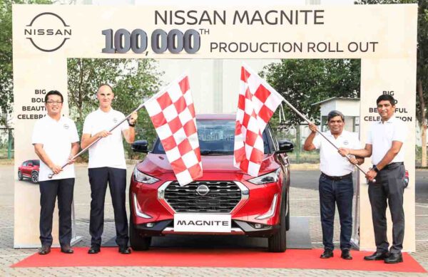 Nissan Magnite 100k production milestone in India