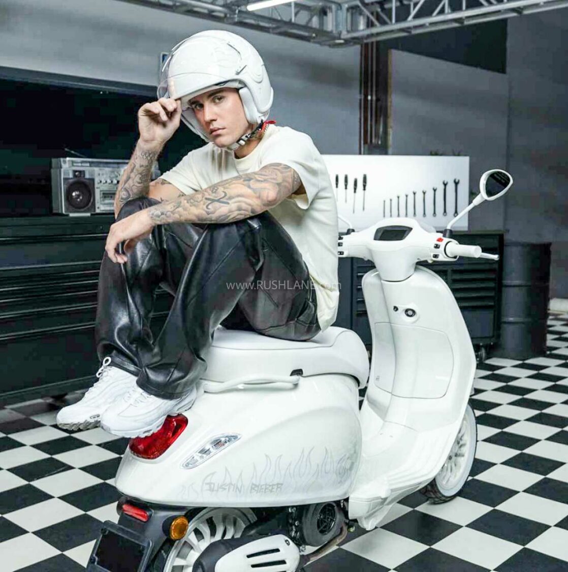 Vespa Justin Bieber Edition 150cc Scooter Launch Price Rs 6.46 Lakh