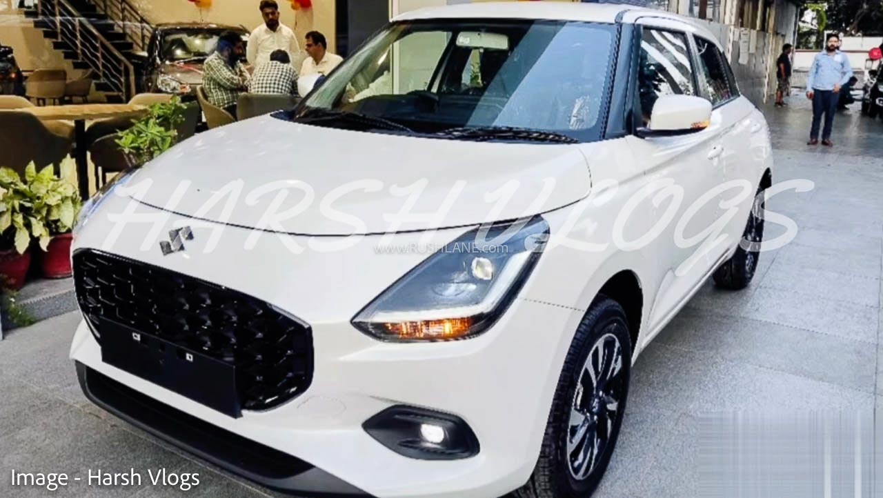 2024 Swift starts arriving at dealership in India
