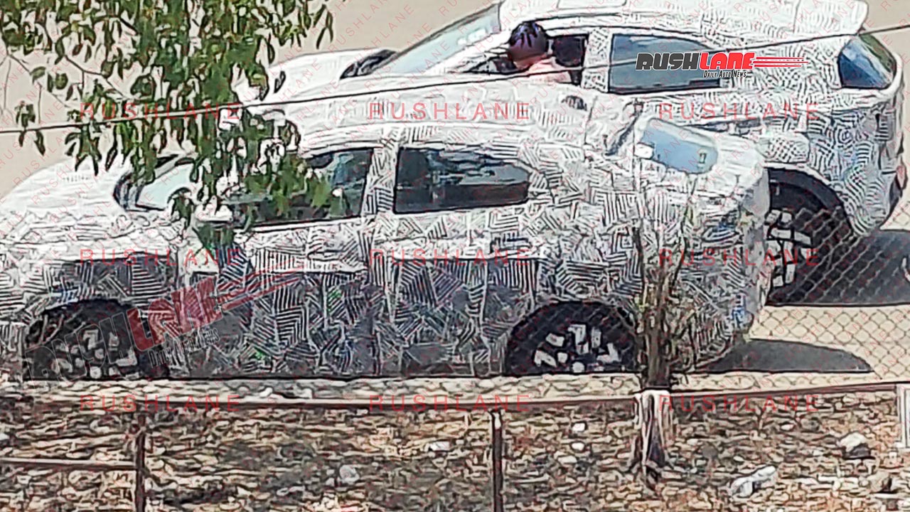 Tata Curvv and Nexon CNG Spied Testing Tigether 