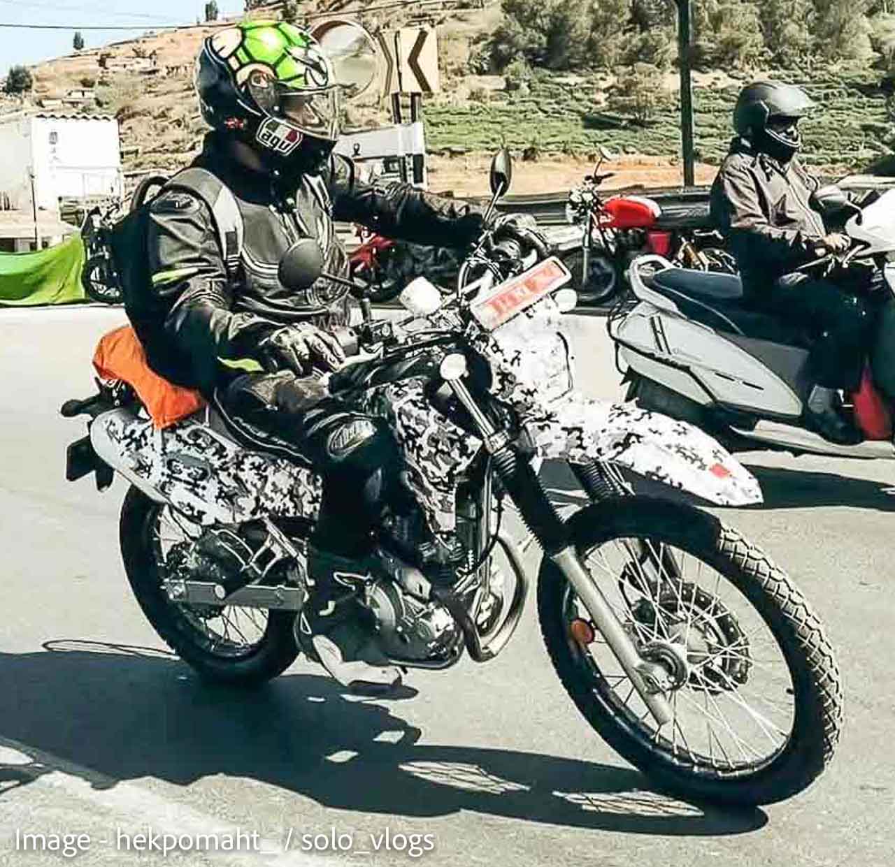 Yamaha ADV Motorcycle Spied - Fascia