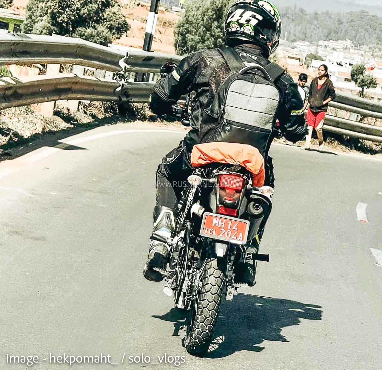 Yamaha ADV Motorcycle Spied - Rear