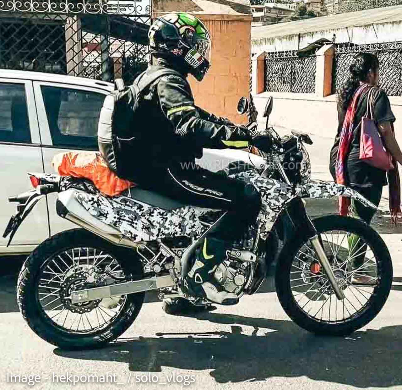 Yamaha ADV Motorcycle Spied - Side