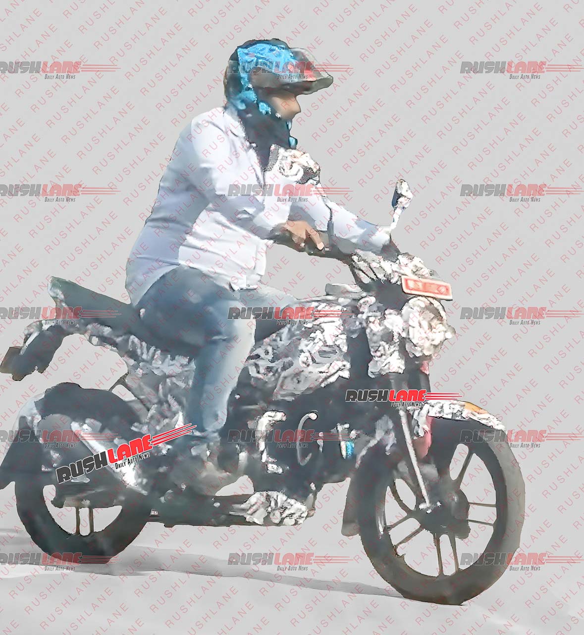New Bajaj CNG Motorcycle Spied