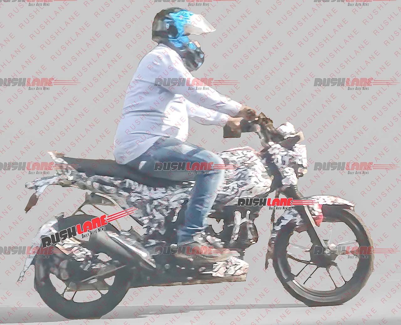 New Bajaj CNG Motorcycle Spied