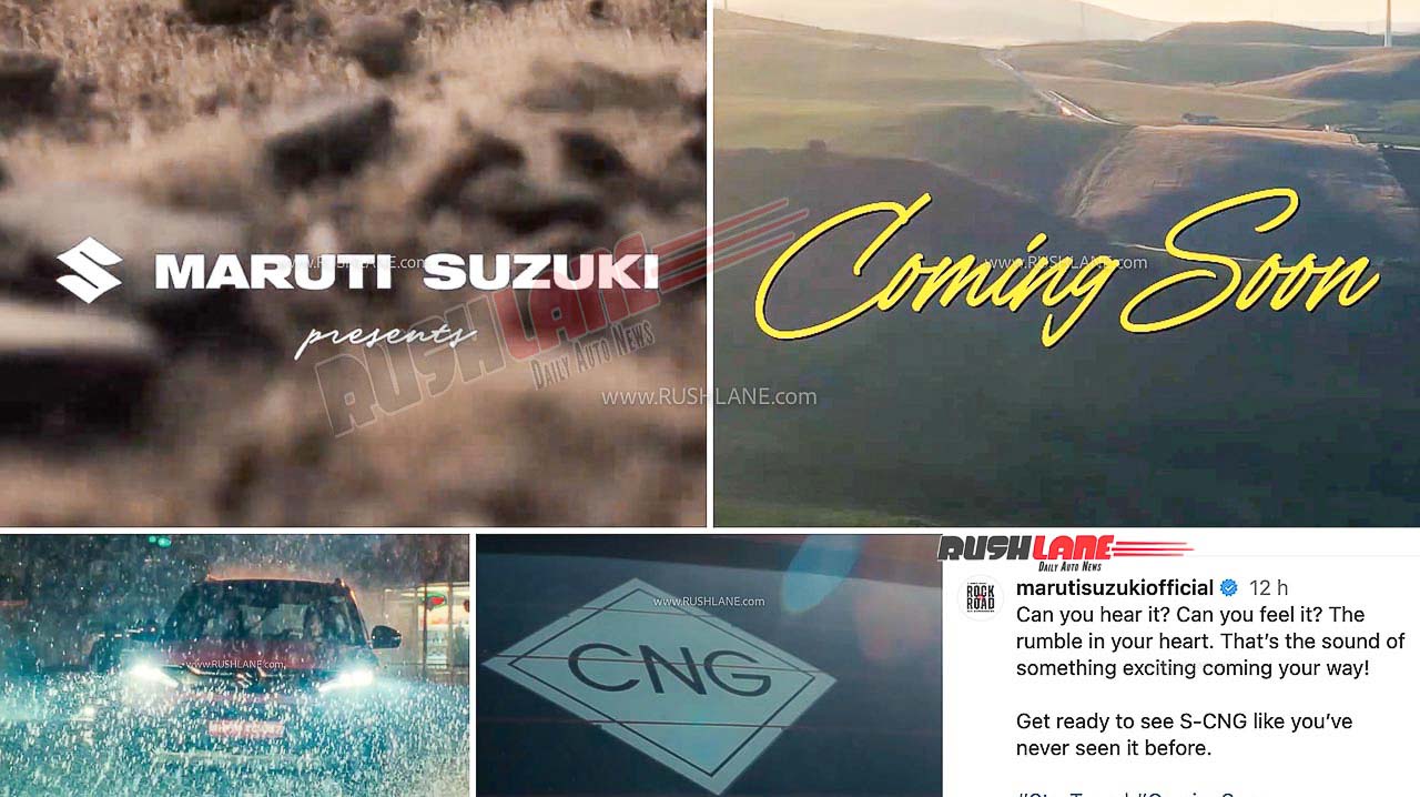 Maruti Teases New CNG Coming Soon