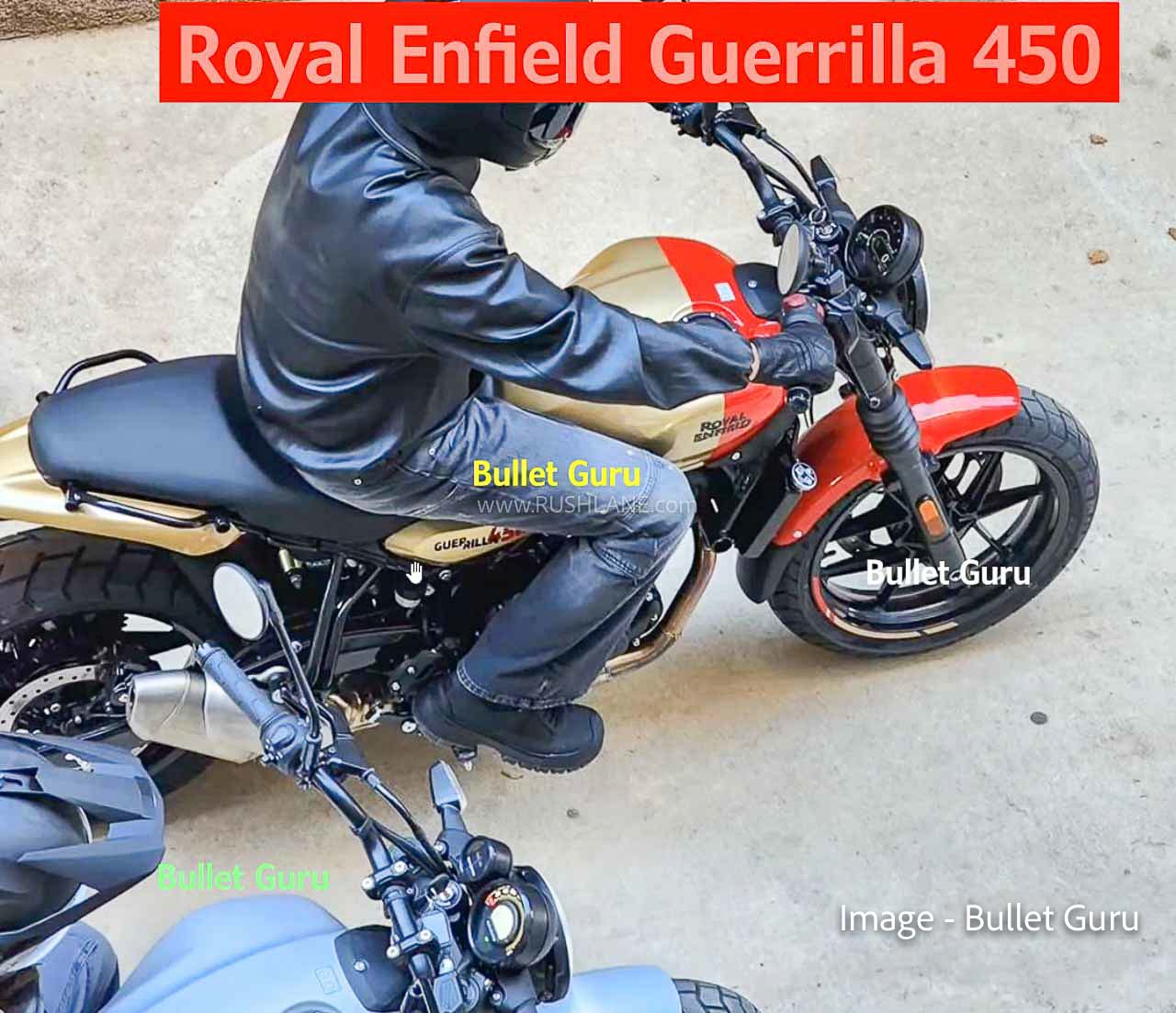 Royal Enfield Guerrilla 450 Colour Schemes